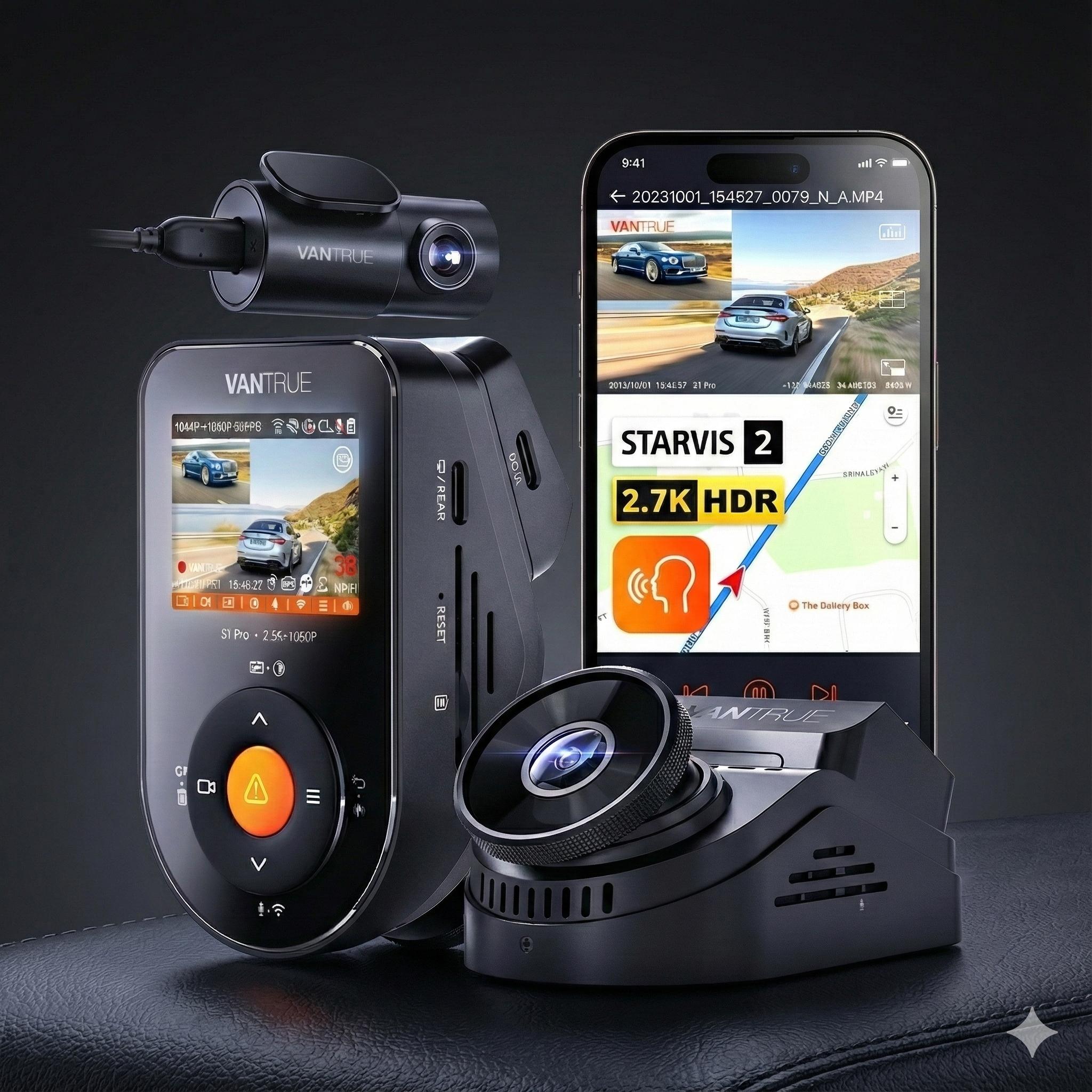 Vantrue S1 Pro dashcam for vehicle security
